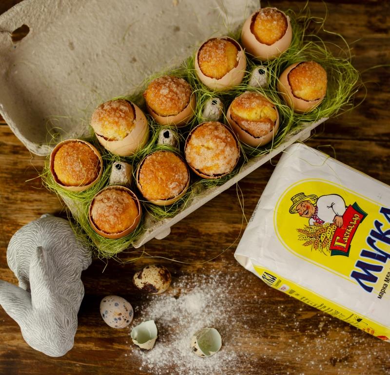 Готовим к Пасхе необычные сахарные куличи - "малышки" в скорлупках